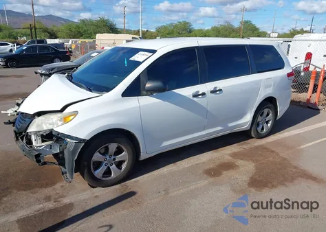 2011 Toyota Sienna Base V6 из США, поврежденный, VIN 5TDZK3DC5BS164903